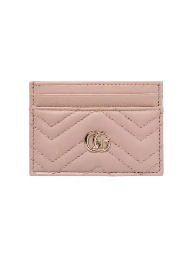 Gg Marmont Quilted Textured-leather Cardholder