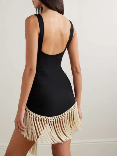 Taller Marmo Mini Lido Swimsuit And Fringed Pareo Set | Thumbnail 3 Taller Marmo Mini Lido Swimsuit And Fringed Pareo Set | Thumbnail 3