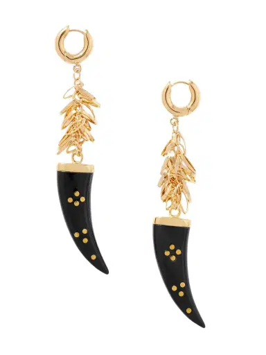Isabel Marant Gold-tone Horn Hoop Earrings | Thumbnail 1