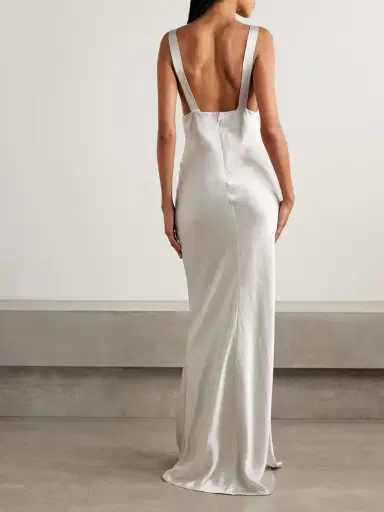 Nili Lotan Bionca Silk-charmeuse Gown | Thumbnail 3 Nili Lotan Bionca Silk-charmeuse Gown | Thumbnail 3