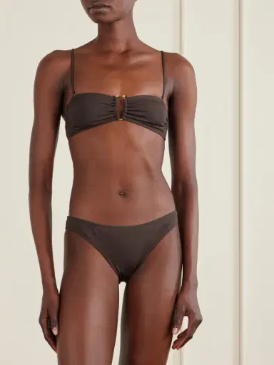 Nili Lotan Embellished Ruched Bikini Top | Thumbnail 2 Nili Lotan Embellished Ruched Bikini Top | Thumbnail 2