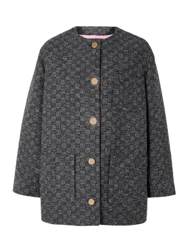 Wool-blend Tweed Jacquard Jacket