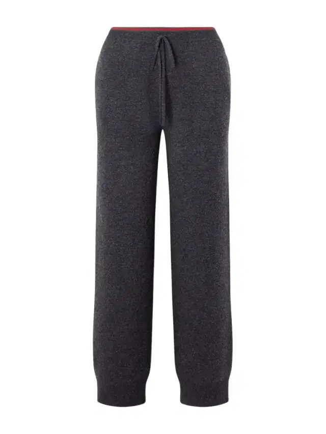 Striped Wool-blend Straight-leg Track Pants