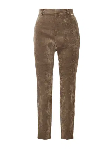 Gucci Embellished Cotton-blend Stretch-velvet Skinny Pants | Thumbnail 1 Gucci Embellished Cotton-blend Stretch-velvet Skinny Pants | Thumbnail 1