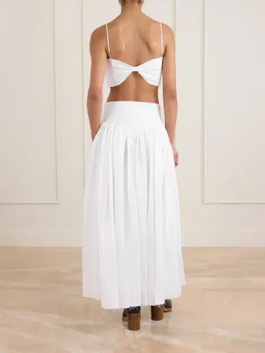 Gabriela Hearst Blazie Cropped Linen Top | Thumbnail 4 Gabriela Hearst Blazie Cropped Linen Top | Thumbnail 4