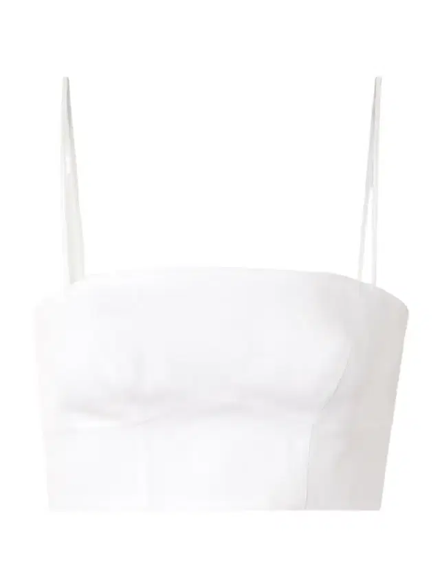 Blazie Cropped Linen Top