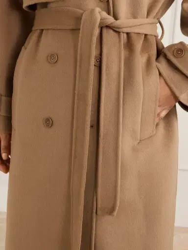 Anine Bing Rickie Wool And Cashmere-blend Trench Coat | Thumbnail 5 Anine Bing Rickie Wool And Cashmere-blend Trench Coat | Thumbnail 5