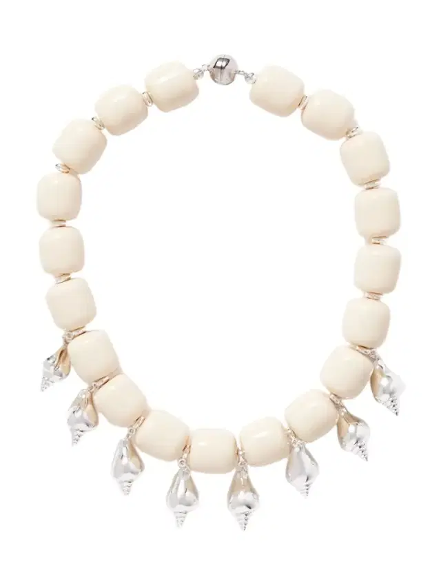 Odeon Silver-plated Resin Necklace