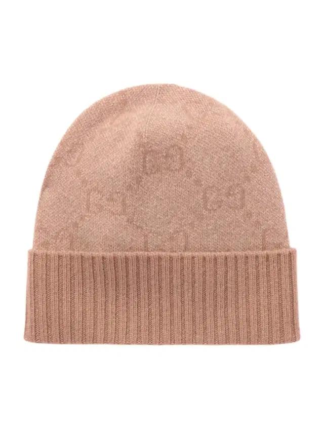 Logo-jacquard Cashmere-blend Beanie