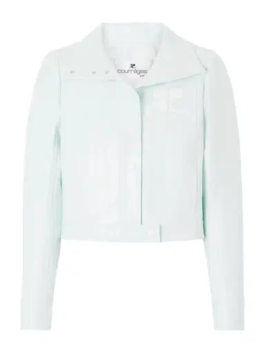 Courrèges Reeditioncropped Coated Cotton-blend Jacket | Thumbnail 1