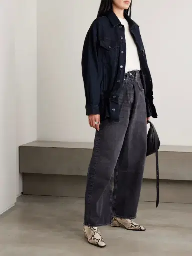 AGOLDE Rubik Denim Peplum Jacket | Thumbnail 2