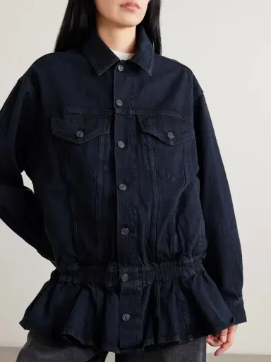 AGOLDE Rubik Denim Peplum Jacket | Thumbnail 3