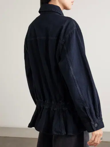 AGOLDE Rubik Denim Peplum Jacket | Thumbnail 4
