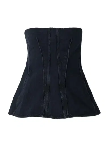 AGOLDE Lara Strapless Paneled Denim Bustier Top | Thumbnail 1