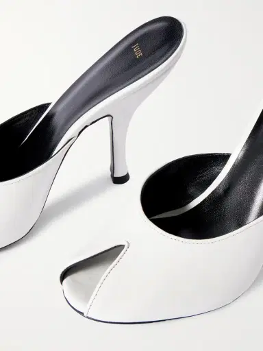 Jude Date Cutout Leather Mules | Thumbnail 4 Jude Date Cutout Leather Mules | Thumbnail 4