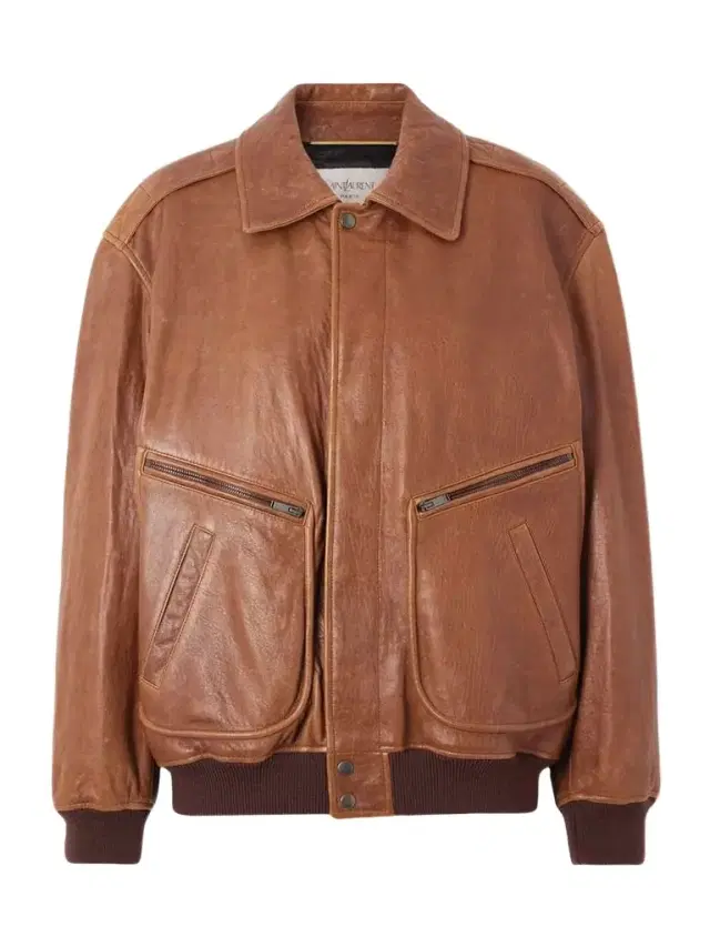 Leather Bomber Jacket