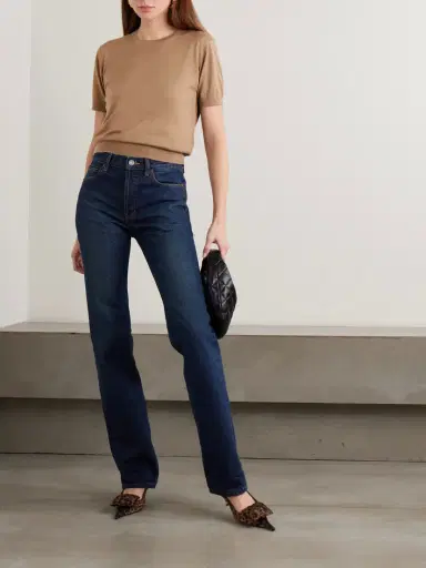 Saint Laurent Wool, Cashmere And Silk-blend Top | Thumbnail 2 Saint Laurent Wool, Cashmere And Silk-blend Top | Thumbnail 2