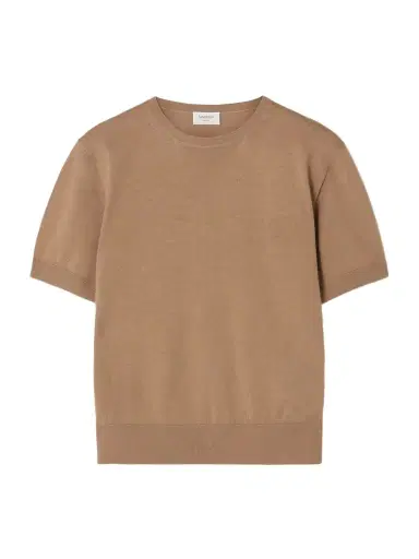 Saint Laurent Wool, Cashmere And Silk-blend Top | Thumbnail 1 Saint Laurent Wool, Cashmere And Silk-blend Top | Thumbnail 1