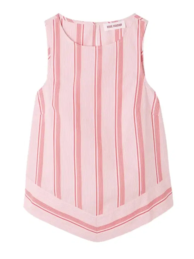 Striped Cotton-poplin Top