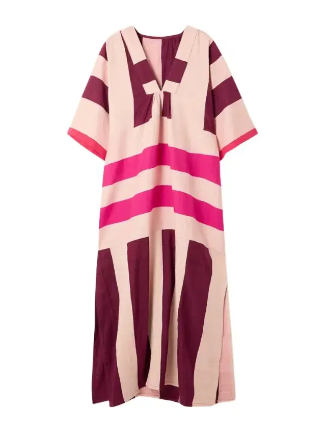 Lemlem Edna Paneled Cotton Maxi Dress