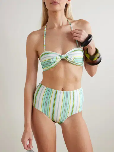 Lemlem Ava + Elsi Printed Ribbed Recycled Bikini | Thumbnail 2