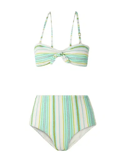Lemlem Ava + Elsi Printed Ribbed Recycled Bikini | Thumbnail 1