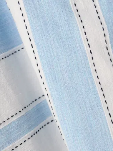 Lemlem Elina Fringed Striped Cotton-blend Kaftan | Thumbnail 4