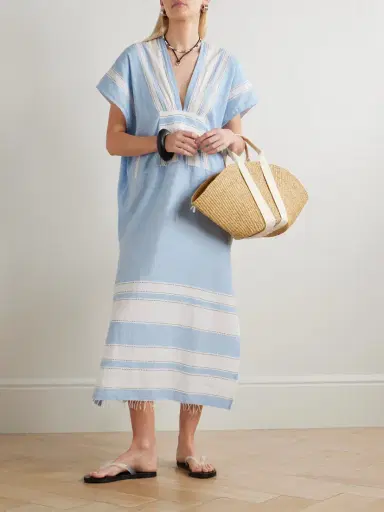 Lemlem Gasira Striped Cotton-blend Maxi Dress | Thumbnail 2