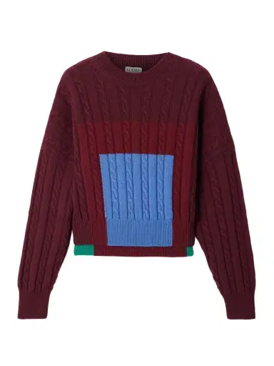 Loewe Layered Cable-knit Wool Sweater | Thumbnail 1