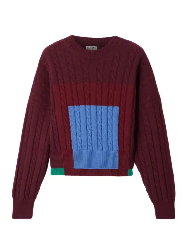 Layered Cable-knit Wool Sweater