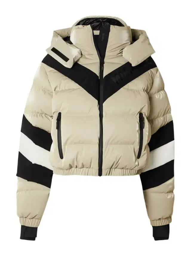 Kairi Hooded Cropped Quilted Down Ski Jacket