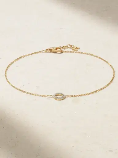 Mateo 14-karat Gold Diamond Bracelet | Thumbnail 1