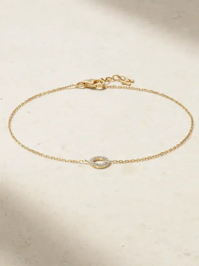 Mateo 14-karat Gold Diamond Bracelet