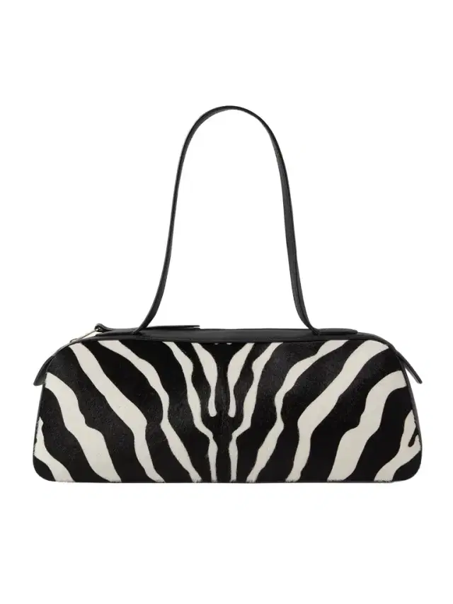 Simona Leather-trimmed Zebra-print Calf Hair Shoulder Bag