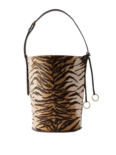 Alaïa Hip Small Leather-trimmed Tiger-print Calf Hair Tote | Thumbnail 1 Alaïa Hip Small Leather-trimmed Tiger-print Calf Hair Tote | Thumbnail 1