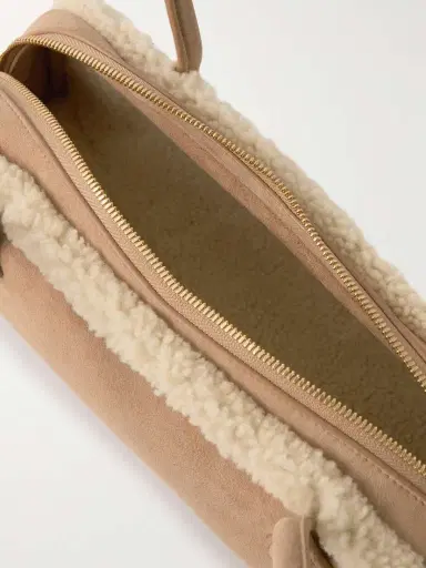 Alaïa Le Teckel Medium Shearling Shoulder Bag | Thumbnail 5