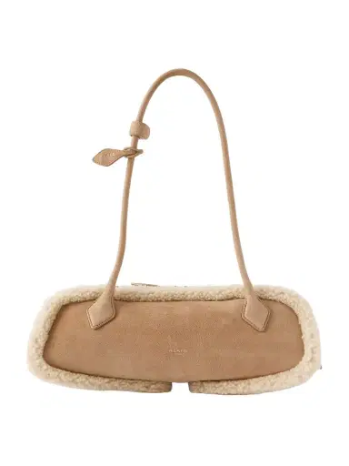 Alaïa Le Teckel Medium Shearling Shoulder Bag | Thumbnail 1