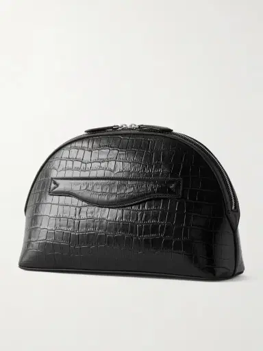 A Emery Halloran Croc-effect Leather Clutch | Thumbnail 4