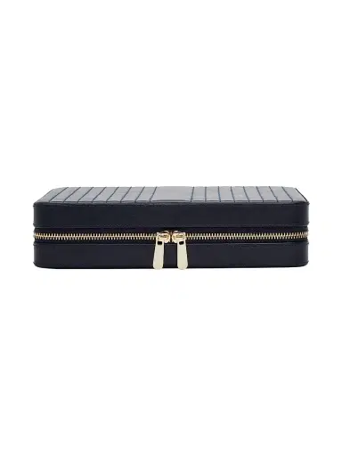 Wolf Maria Large Quilted Leather Zip Jewelry Case | Thumbnail 4 Wolf Maria Large Quilted Leather Zip Jewelry Case | Thumbnail 4