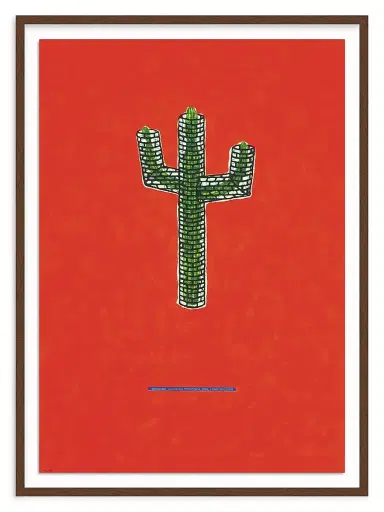 Franco Aceves Humana ''Mengano''Framed Screenprint on Paper, 43''x 32'' | Thumbnail 1 Franco Aceves Humana ''Mengano''Framed Screenprint on Paper, 43''x 32'' | Thumbnail 1