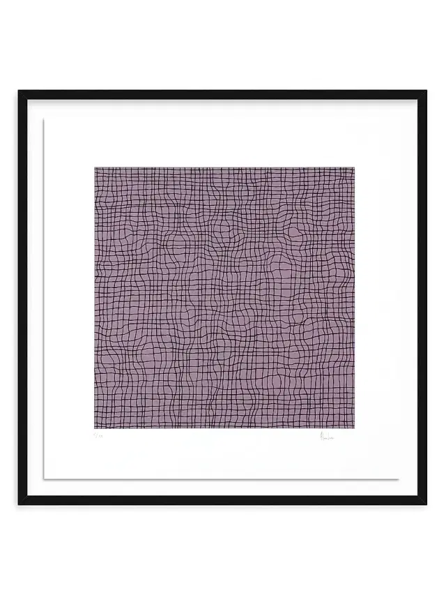 ''5050VI''Framed Screenprint on Paper, 32''x 32''
