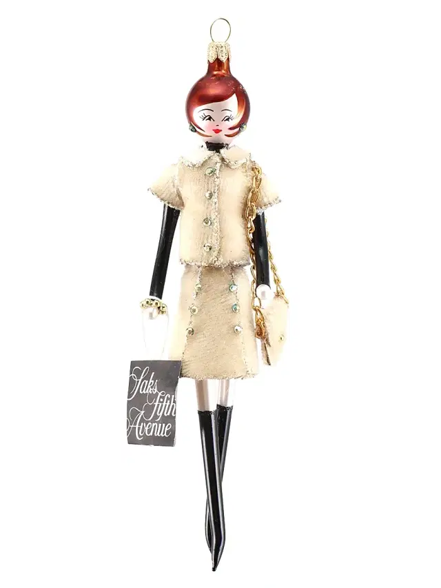 De Carlini Soffieria Lady in a Jacket & Skirt Ornament