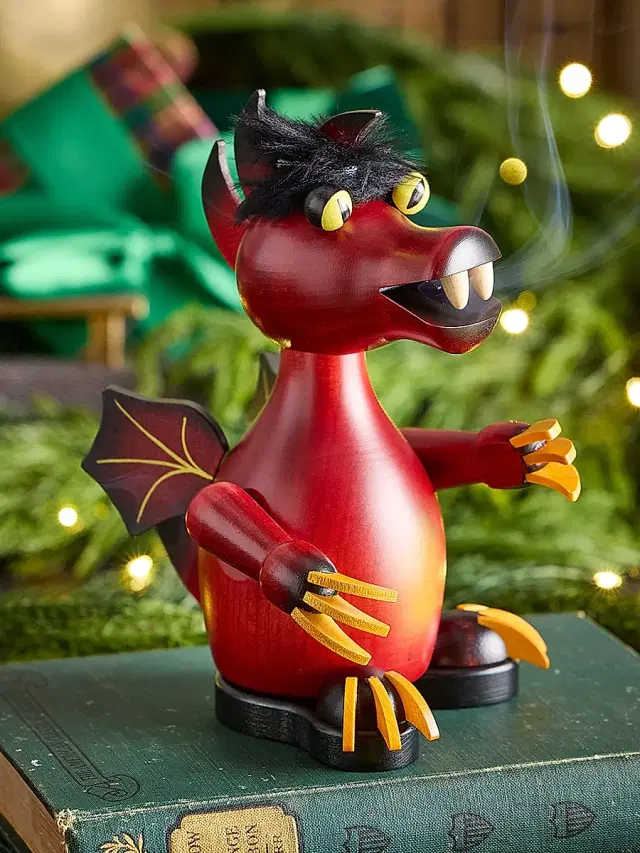 Ulbricht Small Red Dragon Figurine