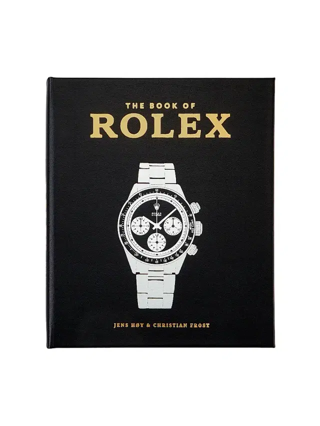 The Book Of Rolex Leather-Bound Book - Black