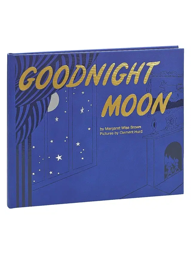 Graphic Image ''Goodnight Moon'' Classic Children's Leather-Bound Book - Blue