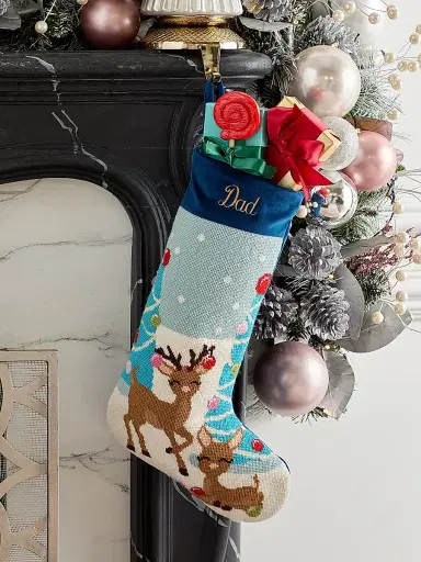 Bauble Stockings The Reid Reindeer Christmas Stocking | Thumbnail 1