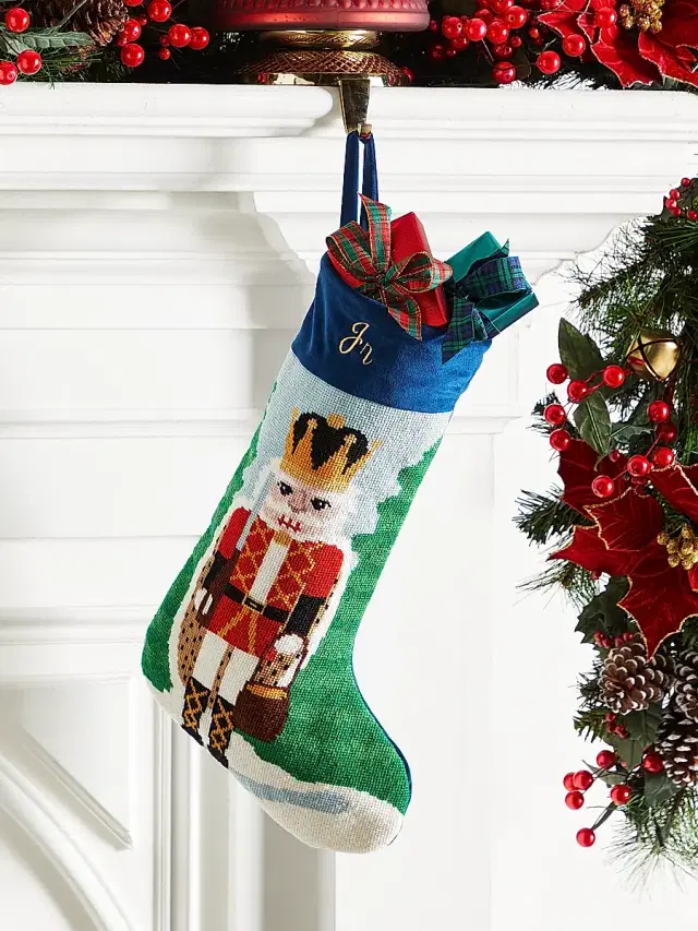 Bauble Stockings Bauble Stocking x Sainty Nelsen Nutcracker Stocking
