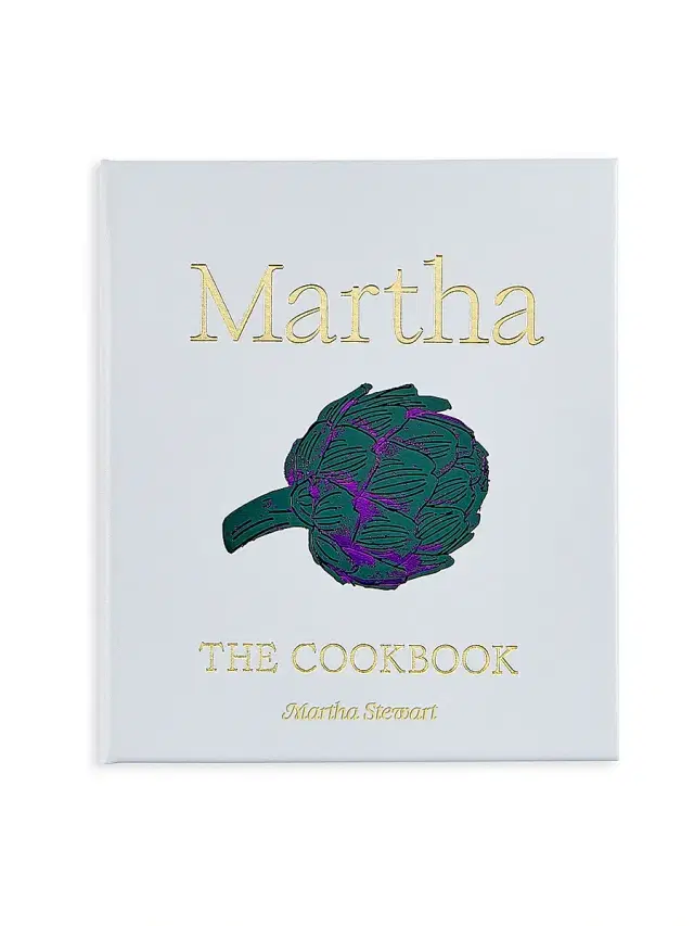 Graphic Image Martha: The Cookbook by Martha Stewart Leather Bound Edition - White