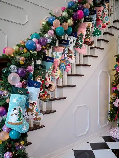 Bauble Stockings From, Our Family Christmas Stocking | Thumbnail 2 Bauble Stockings From, Our Family Christmas Stocking | Thumbnail 2