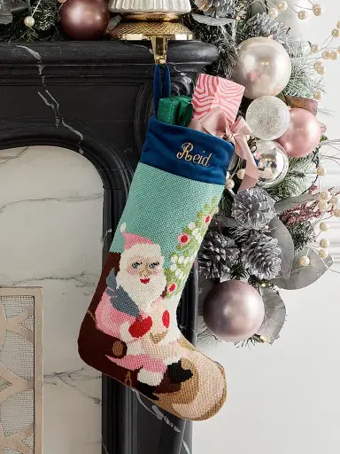 Bauble Stockings Santa Baby Christmas Stocking | Thumbnail 1